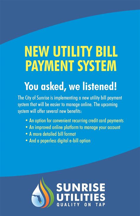 sunrise florida water payment online.
